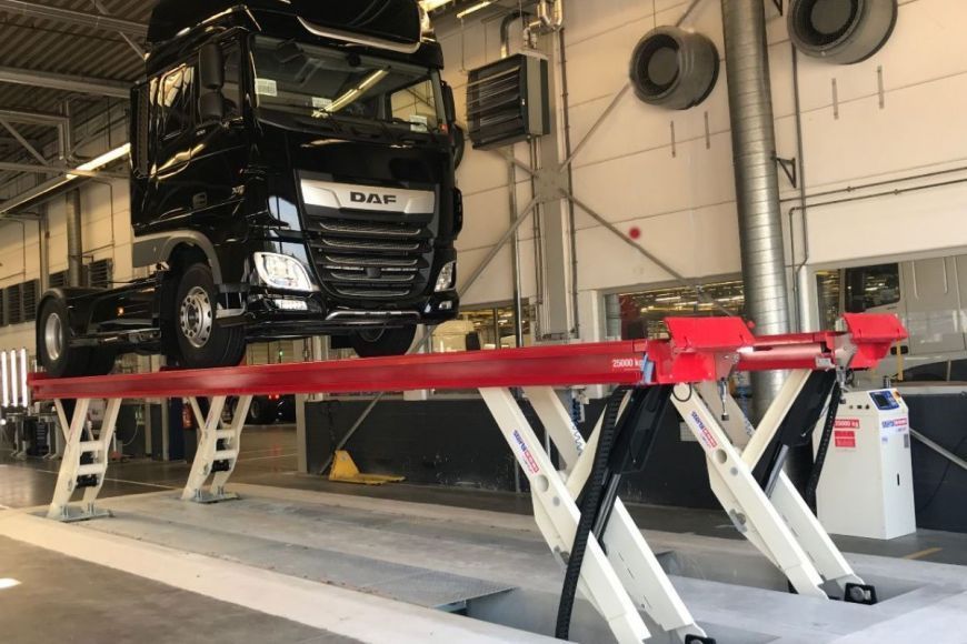 SKYLIFT rijbanen hefbrug met ebright touchscreen Smart Control