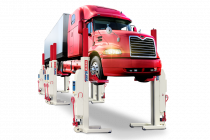 Mobiele hefkolommen met het ebright Smart Control System